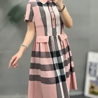 Cheap Burberry Dresses Short Sleeved For Women #1423755 Replica Wholesale [$76.00 USD] [ITEM#1423755] on Replica Burberry Dresses