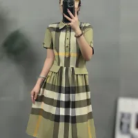 Cheap Burberry Dresses Short Sleeved For Women #1423756 Replica Wholesale [$76.00 USD] [ITEM#1423756] on Replica Burberry Dresses