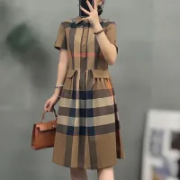 Cheap Burberry Dresses Short Sleeved For Women #1423757 Replica Wholesale [$76.00 USD] [ITEM#1423757] on Replica Burberry Dresses