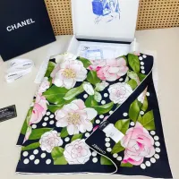 Cheap Chanel Silk Squares #1423780 Replica Wholesale [$64.00 USD] [ITEM#1423780] on Replica Chanel Scarves