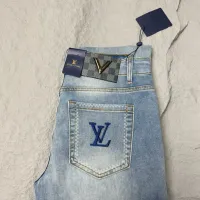 Cheap Louis Vuitton LV Jeans For Men #1423897 Replica Wholesale [$52.00 USD] [ITEM#1423897] on Replica Louis Vuitton LV Jeans