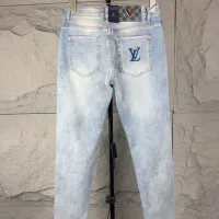 Cheap Louis Vuitton LV Jeans For Men #1423897 Replica Wholesale [$52.00 USD] [ITEM#1423897] on Replica Louis Vuitton LV Jeans