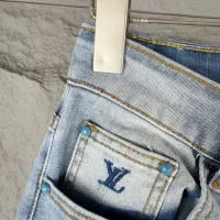 Cheap Louis Vuitton LV Jeans For Men #1423897 Replica Wholesale [$52.00 USD] [ITEM#1423897] on Replica Louis Vuitton LV Jeans