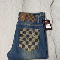 Cheap Louis Vuitton LV Jeans For Men #1423899 Replica Wholesale [$48.00 USD] [ITEM#1423899] on Replica Louis Vuitton LV Jeans