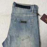 Cheap Louis Vuitton LV Jeans For Men #1423959 Replica Wholesale [$48.00 USD] [ITEM#1423959] on Replica Louis Vuitton LV Jeans
