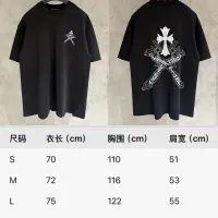 Cheap Chrome Hearts T-Shirts Short Sleeved For Unisex #1423991 Replica Wholesale [$56.00 USD] [ITEM#1423991] on Replica Chrome Hearts T-Shirts