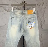 Cheap Louis Vuitton LV Jeans For Men #1424082 Replica Wholesale [$52.00 USD] [ITEM#1424082] on Replica Louis Vuitton LV Jeans