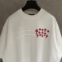 Cheap Chrome Hearts T-Shirts Short Sleeved For Unisex #1424114 Replica Wholesale [$56.00 USD] [ITEM#1424114] on Replica Chrome Hearts T-Shirts