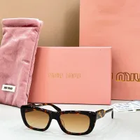 Cheap MIU MIU AAA Quality Sunglasses #1424184 Replica Wholesale [$60.00 USD] [ITEM#1424184] on Replica MIU MIU AAA Sunglasses