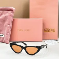 Cheap MIU MIU AAA Quality Sunglasses #1424189 Replica Wholesale [$60.00 USD] [ITEM#1424189] on Replica MIU MIU AAA Sunglasses