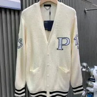Cheap Prada Sweaters Long Sleeved For Unisex #1424418 Replica Wholesale [$72.00 USD] [ITEM#1424418] on Replica Prada Sweaters