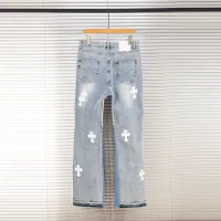 Cheap Chrome Hearts Jeans For Men #1424489 Replica Wholesale [$48.00 USD] [ITEM#1424489] on Replica Chrome Hearts Jeans