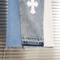 Cheap Chrome Hearts Jeans For Men #1424489 Replica Wholesale [$48.00 USD] [ITEM#1424489] on Replica Chrome Hearts Jeans