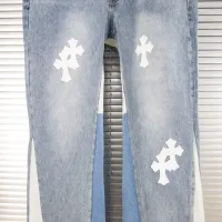 Cheap Chrome Hearts Jeans For Men #1424489 Replica Wholesale [$48.00 USD] [ITEM#1424489] on Replica Chrome Hearts Jeans