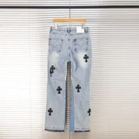 Cheap Chrome Hearts Jeans For Men #1424490 Replica Wholesale [$48.00 USD] [ITEM#1424490] on Replica Chrome Hearts Jeans