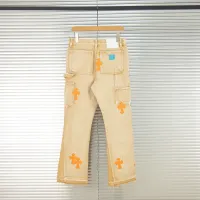 Cheap Chrome Hearts Jeans For Men #1424494 Replica Wholesale [$48.00 USD] [ITEM#1424494] on Replica Chrome Hearts Jeans