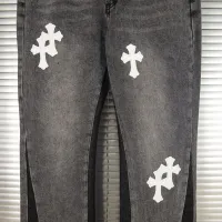 Cheap Chrome Hearts Jeans For Men #1424497 Replica Wholesale [$48.00 USD] [ITEM#1424497] on Replica Chrome Hearts Jeans