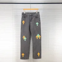 Cheap Chrome Hearts Jeans For Men #1424500 Replica Wholesale [$52.00 USD] [ITEM#1424500] on Replica Chrome Hearts Jeans