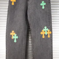 Cheap Chrome Hearts Jeans For Men #1424500 Replica Wholesale [$52.00 USD] [ITEM#1424500] on Replica Chrome Hearts Jeans