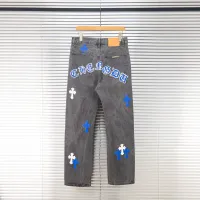 Cheap Chrome Hearts Jeans For Men #1424505 Replica Wholesale [$52.00 USD] [ITEM#1424505] on Replica Chrome Hearts Jeans