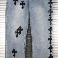 Cheap Chrome Hearts Jeans For Men #1424513 Replica Wholesale [$48.00 USD] [ITEM#1424513] on Replica Chrome Hearts Jeans