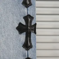 Cheap Chrome Hearts Jeans For Men #1424513 Replica Wholesale [$48.00 USD] [ITEM#1424513] on Replica Chrome Hearts Jeans