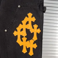 Cheap Chrome Hearts Jeans For Men #1424518 Replica Wholesale [$56.00 USD] [ITEM#1424518] on Replica Chrome Hearts Jeans