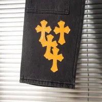 Cheap Chrome Hearts Jeans For Men #1424518 Replica Wholesale [$56.00 USD] [ITEM#1424518] on Replica Chrome Hearts Jeans