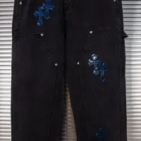 Cheap Chrome Hearts Jeans For Men #1424522 Replica Wholesale [$56.00 USD] [ITEM#1424522] on Replica Chrome Hearts Jeans