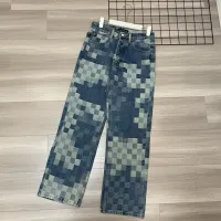 Cheap Louis Vuitton LV Jeans For Men #1424553 Replica Wholesale [$52.00 USD] [ITEM#1424553] on Replica Louis Vuitton LV Jeans