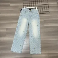 Cheap Louis Vuitton LV Jeans For Men #1424558 Replica Wholesale [$60.00 USD] [ITEM#1424558] on Replica Louis Vuitton LV Jeans