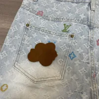 Cheap Louis Vuitton LV Jeans For Men #1424558 Replica Wholesale [$60.00 USD] [ITEM#1424558] on Replica Louis Vuitton LV Jeans