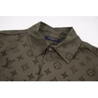 Cheap Louis Vuitton LV Shirts Long Sleeved For Men #1424599 Replica Wholesale [$56.00 USD] [ITEM#1424599] on Replica Louis Vuitton LV Shirts