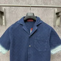 Cheap Gucci Shirts Short Sleeved For Unisex #1424641 Replica Wholesale [$85.00 USD] [ITEM#1424641] on Replica Gucci Shirts