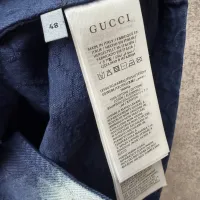 Cheap Gucci Shirts Short Sleeved For Unisex #1424641 Replica Wholesale [$85.00 USD] [ITEM#1424641] on Replica Gucci Shirts