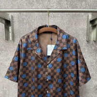 Cheap Louis Vuitton LV Shirts Short Sleeved For Men #1424742 Replica Wholesale [$72.00 USD] [ITEM#1424742] on Replica Louis Vuitton LV Shirts