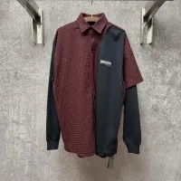 Cheap Balenciaga Shirts Long Sleeved For Men #1424800 Replica Wholesale [$98.00 USD] [ITEM#1424800] on Replica Balenciaga Shirts