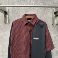 Cheap Balenciaga Shirts Long Sleeved For Men #1424800 Replica Wholesale [$98.00 USD] [ITEM#1424800] on Replica Balenciaga Shirts