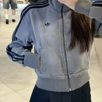 Cheap Adidas Jackets Long Sleeved For Women #1424833 Replica Wholesale [$56.00 USD] [ITEM#1424833] on Replica Adidas Jackets