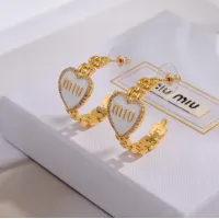 Cheap MIU MIU Earrings For Women #1424872 Replica Wholesale [$27.00 USD] [ITEM#1424872] on Replica MIU MIU Earrings