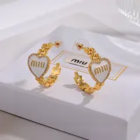 Cheap MIU MIU Earrings For Women #1424872 Replica Wholesale [$27.00 USD] [ITEM#1424872] on Replica MIU MIU Earrings