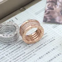 Cheap Bvlgari Rings In Rose Gold For Unisex #1424902 Replica Wholesale [$29.00 USD] [ITEM#1424902] on Replica Bvlgari Rings