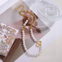 Cheap Christian Dior Necklaces For Women #1424908 Replica Wholesale [$32.00 USD] [ITEM#1424908] on Replica Christian Dior Necklaces