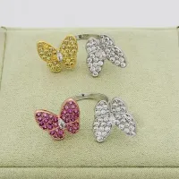 Cheap Van Cleef &amp; Arpels Rings For Women #1425128 Replica Wholesale [$25.00 USD] [ITEM#1425128] on Replica Van Cleef &amp; Arpels Rings