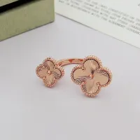 Cheap Van Cleef &amp; Arpels Rings In Rose Gold For Women #1425131 Replica Wholesale [$25.00 USD] [ITEM#1425131] on Replica Van Cleef &amp; Arpels Rings