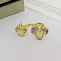 Cheap Van Cleef &amp; Arpels Rings In Gold For Women #1425132 Replica Wholesale [$25.00 USD] [ITEM#1425132] on Replica Van Cleef &amp; Arpels Rings