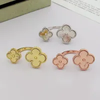 Cheap Van Cleef &amp; Arpels Rings In Gold For Women #1425132 Replica Wholesale [$25.00 USD] [ITEM#1425132] on Replica Van Cleef &amp; Arpels Rings