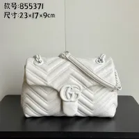 Cheap Gucci AAA Quality Shoulder Bags In 23*17*9cm For Women #1425219 Replica Wholesale [$85.00 USD] [ITEM#1425219] on Replica Gucci AAA Quality Shoulder Bags