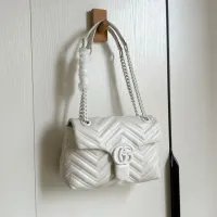 Cheap Gucci AAA Quality Shoulder Bags In 23*17*9cm For Women #1425219 Replica Wholesale [$85.00 USD] [ITEM#1425219] on Replica Gucci AAA Quality Shoulder Bags