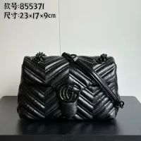 Cheap Gucci AAA Quality Shoulder Bags In 23*17*9cm For Women #1425221 Replica Wholesale [$85.00 USD] [ITEM#1425221] on Replica Gucci AAA Quality Shoulder Bags